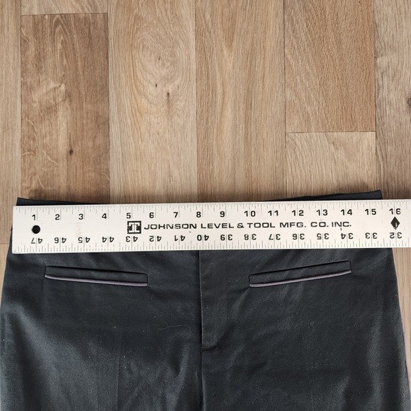 ALTUZARRA Black Flat Front Slim Fit Tailored Trousers Pants Italy Size 36‎ US 4 - Picture 5 of 12